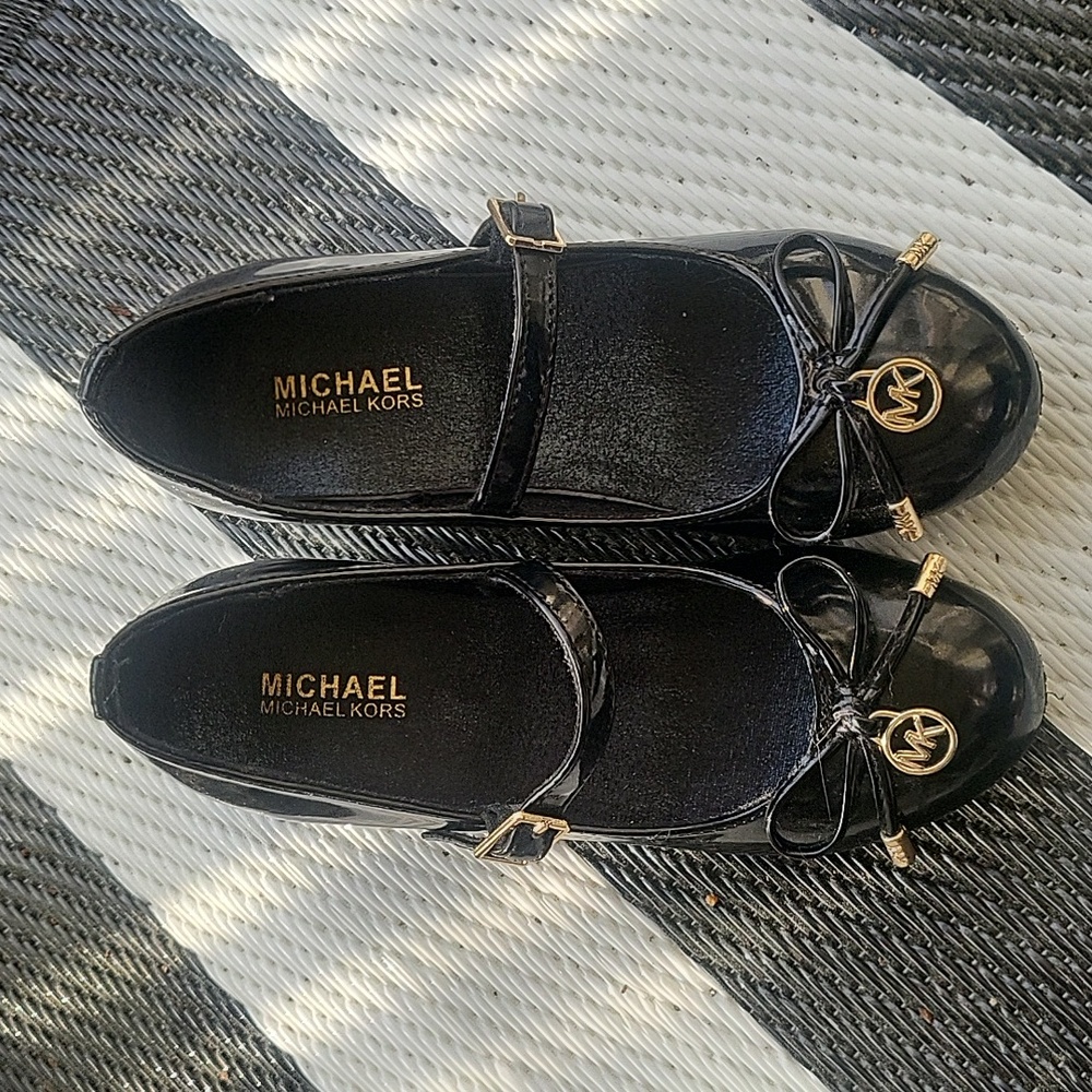 Patent leather Michael Kors kids size 12 Mary Janes.